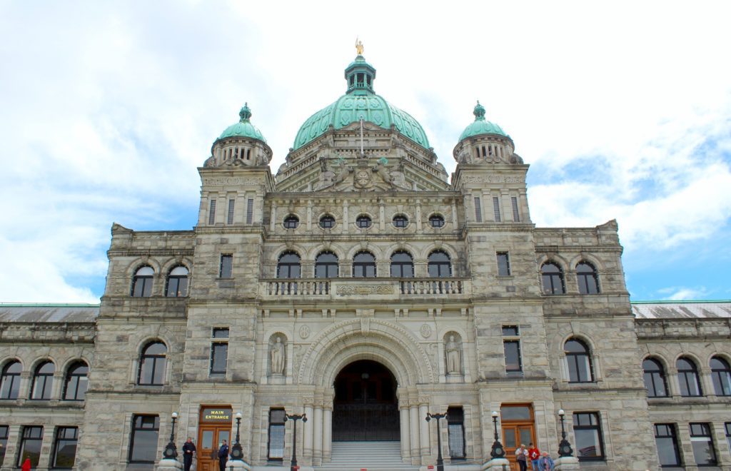 British Columbia Parliament building where limitation act was signed